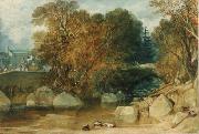 Turner 1813 watercolour, Ivy Bridge William Turner